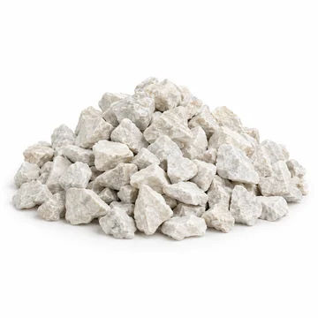 Grava caliza blanca de 3/4 pulgada