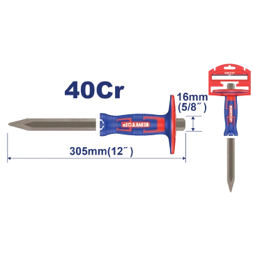 Cincel Punta 12" Industrial
