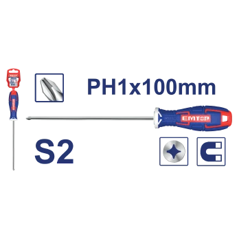 Destornillador 1/4'' X 4 Est