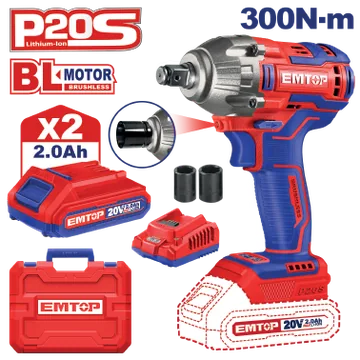Llave Impacto 1/2" Kit 20V