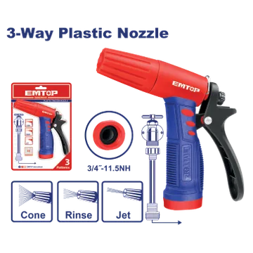 Pistola Manguera Plast 3 Funciones