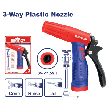 Pistola Manguera Plast 3 Funciones