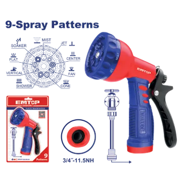 Pistola Manguera Plast 9 Funciones