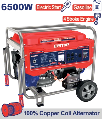 Planta Eléctrico 6500W Gasoli- Na