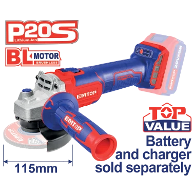 Pulidora Inalámbrico 4 1/2'' 20Vsin Bat-Carg