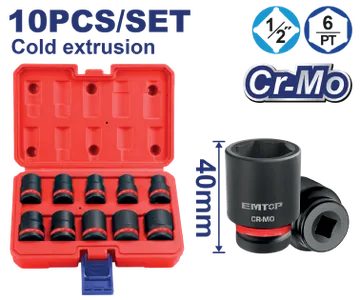 Set Cubos Crmo 10-24Mm(10/1)