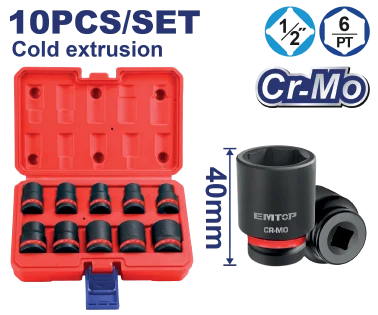 Set Cubos Crmo 10-24Mm(10/1)