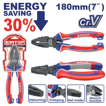 Alicate Eléctrico Cr-V 7"