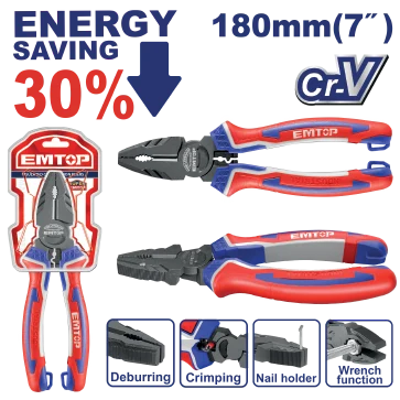 Alicate Eléctrico Cr-V 7"