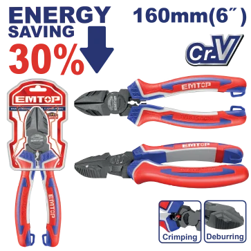 Pinza Corte Diag 6" (Cr-V)