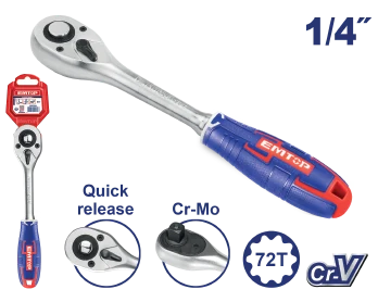 Llave Chicharra Cubo 1/4"