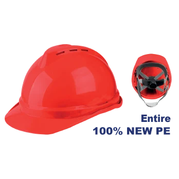 Casco Obrero Rojo