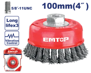 Cepillo Ace Copa 4" Trenz Gso