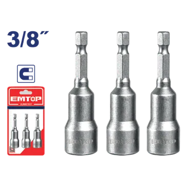 Cubo Mec Magnetico 3/8"(2")(Bl 3/1)