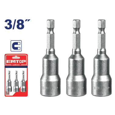 Cubo Mec Magnetico 3/8"(2")(Bl 3/1)