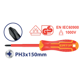 Destornillador Ph3X150Mm Estria 1000V
