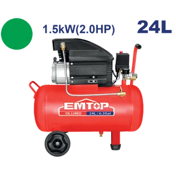 Compresor 24 Lit 2Hp Horiz(6.3 Gal)
