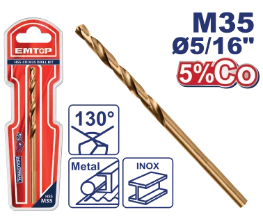 Barrena Metal Cobalto Hss 5/16'' Blister
