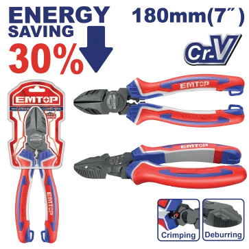 Pinza Corte Diag 7" Cr-V