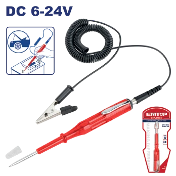 Tester C/Pinza 6-24V
