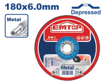 Disco Pulir Metal 7"X 1/4" C/Deprimido