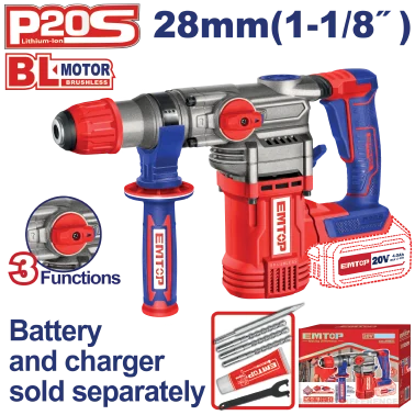 Taladro Rot Mart Inalámbrico 1 1/4''20V 4.5J S/B