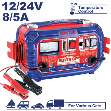 Cargador Bateria 12/24V 110-120V