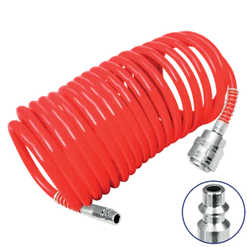 Manguera Compresor Espiral 1/4"X33'