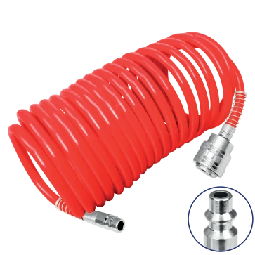 Manguera Compresor Espiral 1/4"X33'