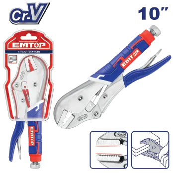 Alicate Presion Cr-V 10" Recto