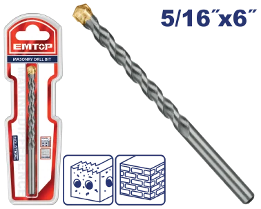 Barrena Concreto 5/16''X6" Blister