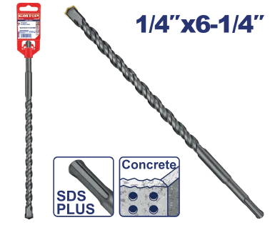 Barrena Concreto Sds Plus 1/4" X 6 1/4"