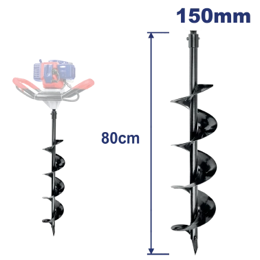 Barrena Excavadora 150 Mm