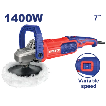 Brilladora 7" 1400W Veloci- Dad Variable
