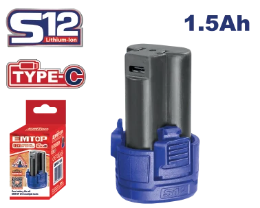 Bateria Litio 12V, 1.5 Amp