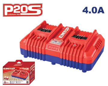 Cargador Rapido Doble 4Amp 110-120 V