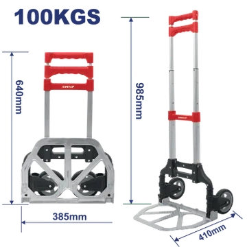 Carretilla Almacen Plega- Ble 100 Kgs Topvalue