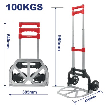 Carretilla Almacen Plega- Ble 100 Kgs Topvalue