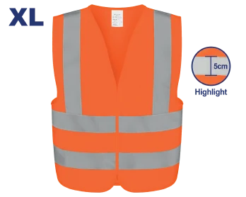 Chaleco Segur Naranja Reflectivo Top Value