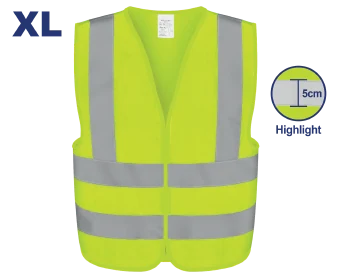 Chaleco Segur Amarillo Reflectivo Top Value