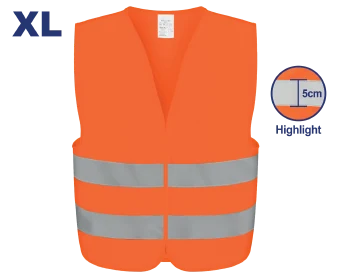 Chaleco Segur Naranja Reflectivo Top Value