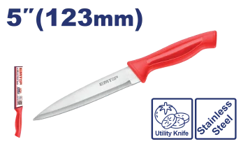 Cuchillo 5" M/Plastico Top Value Bliter