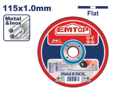 Disco Corte Metal 4 1/2"C/Plano Ultraf