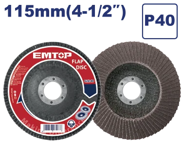 Disco Flap 4 1/2" G 40