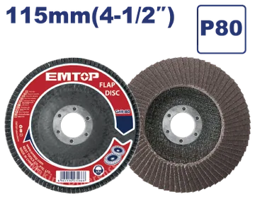 Disco Flap 4 1/2" G 80