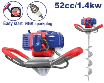 Excavadora 1.4Kw 52Cc Gasolina Sin Barrena