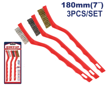 Jgo Cepillos Acer 7"3/1 Top Value M/Plast