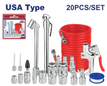 Manguera Compresor Espiral 1/4" (Juego 20/1)