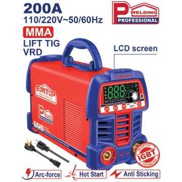Maquina Soldar Invert 110-220V 200A Mma/Ti