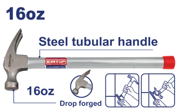 Martillo Carpintero 16 Onz M/Metal Top Value